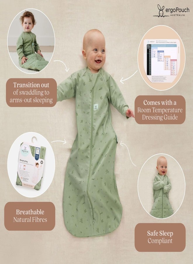 ergoPouch Jersey Sleeping Bag 1.0 TOG – Arms-Out Baby Sleep Sack, Ideal Transition from Swaddling, Slim Fit Keeps Baby Secure & Comfortable, Soft Breathable Fabric (3–12 Months, Willow) - Image 4
